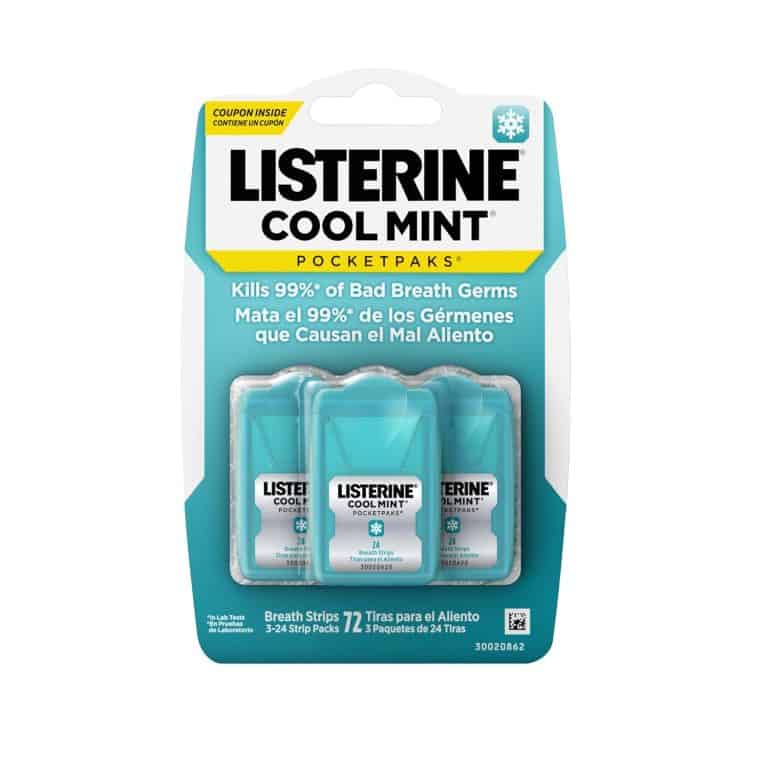 Freshen Up Anywhere: Listerine Cool Mint PocketPaks for Instant Bad Breath Relief