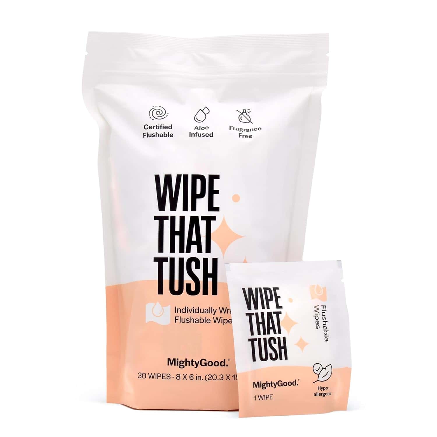 Freshness Anywhere: MightyGood On-The-Go Flushable Wet Wipes Review
