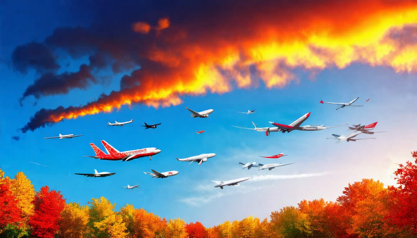 Soaring Skies: Autumn Air Traffic Trends Show Remarkable Growth in International Travel