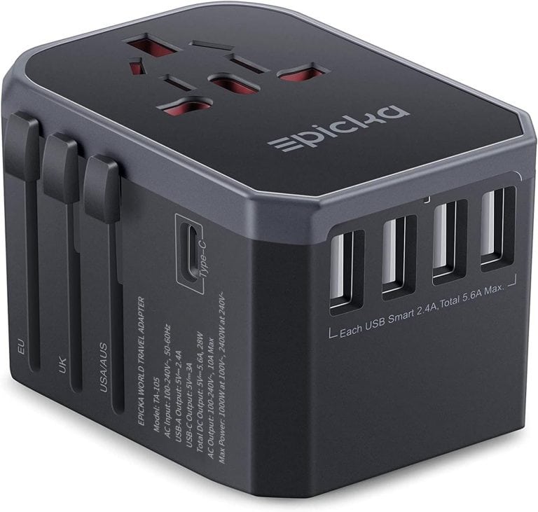 Travel Smart: EPICKA Universal Travel Adapter Review for Effortless Charging Worldwide
