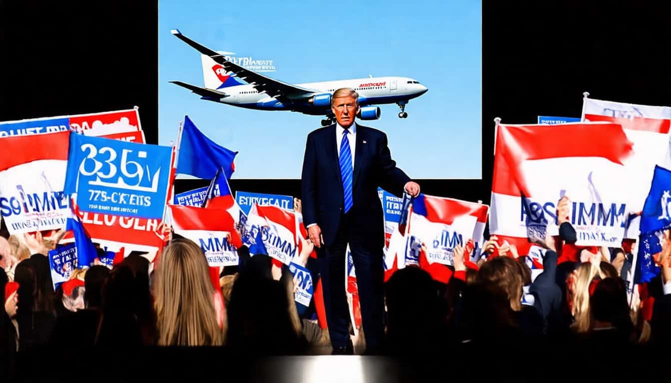 Trump Cuts Back International Travel After Turbulent Flight: Focus Shifts to Midterm Elections and Domestic Tours