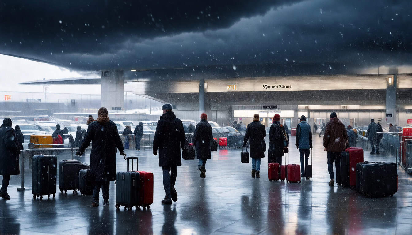 Winter Storm Chaos: Nearly 50 Flights Canceled at San Antonio International Airport Amid Nationwide Disruptions