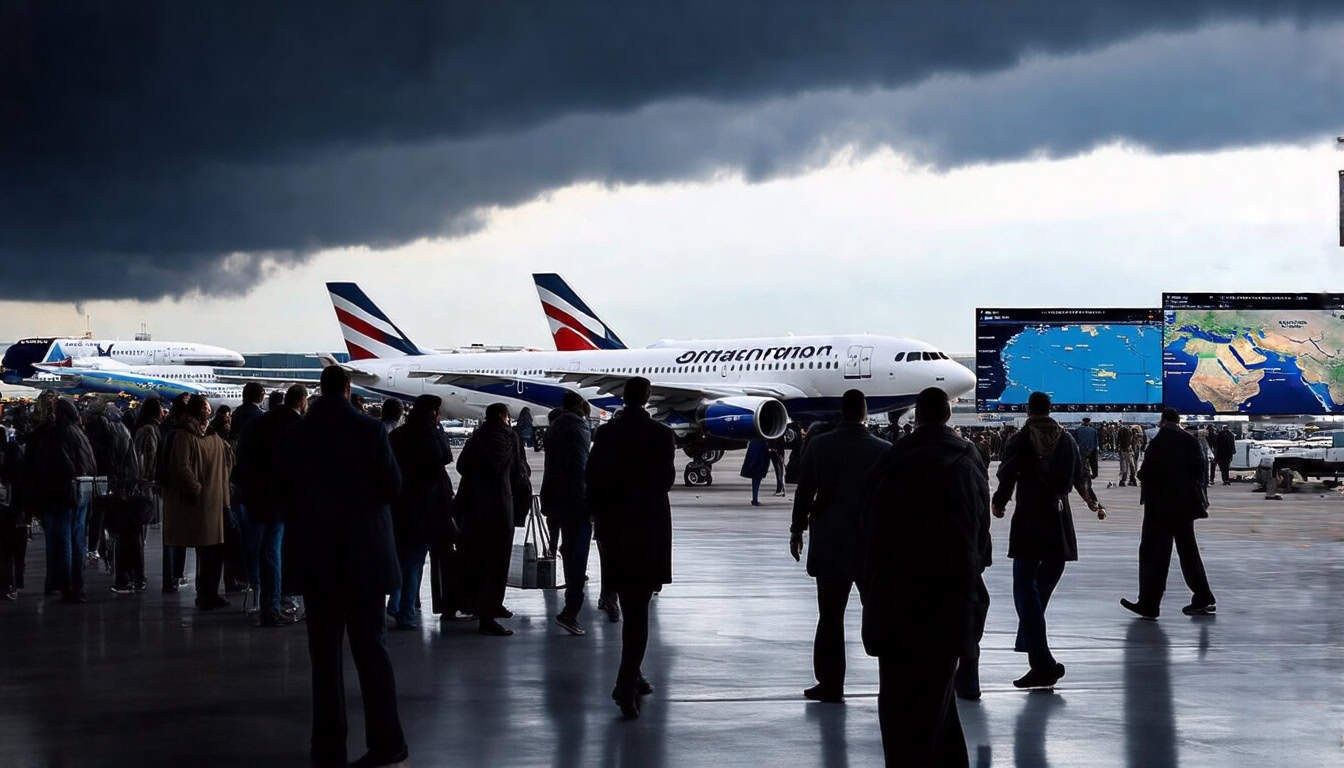 Airlines Grounded: Ongoing Flight Suspensions to the Middle East Amid Escalating Conflict and Economic Impact