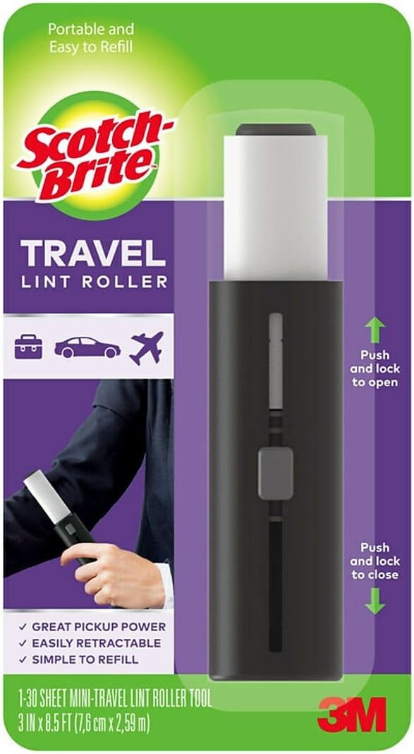 Tame Pet Hair on the Go: Review of Scotch-Brite Mini Travel Lint Roller