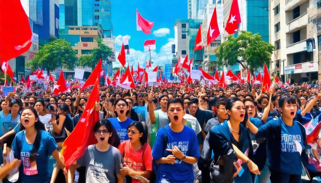 Indonesian Students Rally for Economic Reform: Protests Erupt Amid Rising Prices and Government Inefficiency