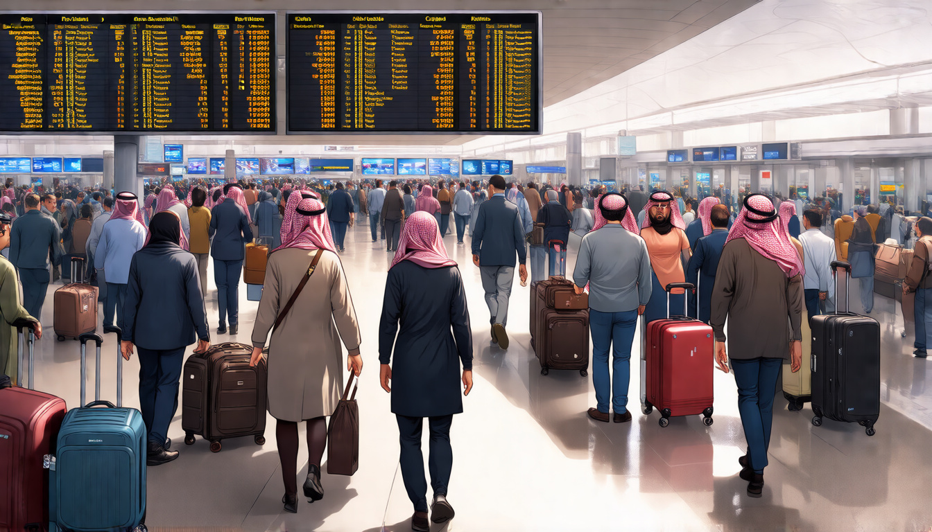 Travel Chaos in Saudi Arabia: Major Disruptions Hit Saudia, Emirates, and Qatar Airways with 89 Flight Delays and 7 Cancellations