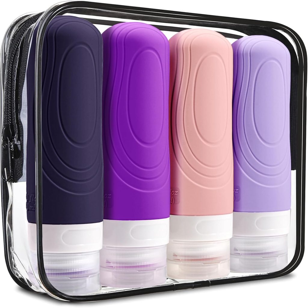 Travel in Style: Review of GLAMFIELDS TSA-Approved Silicone Toiletry Bottles